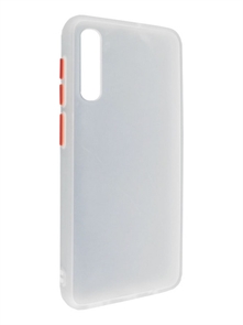 (1030899) Накладка NNDM пластиковая матовая с силиконовой окантовкой для Samsung Galaxy A50 белая