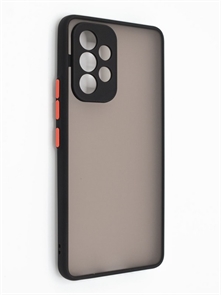 (1030917) Накладка NNDM пластиковая с силиконовой окантовкой с защищенной камерой для Samsung Galaxy A33 5G черная