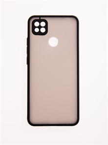 (1030923) Накладка NNDM пластиковая с силиконовой окантовкой с защищенной камерой для Xiaomi ReNNDMi 10A черная