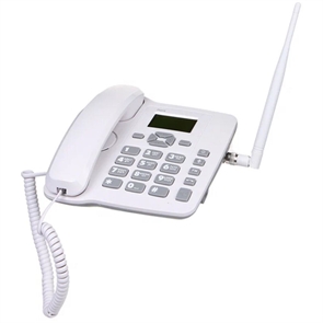 (1032317) Стационарный телефон BQ-2410 Point ,белый+серый (2G GSM, Экран: 2.4 ", 128*64, Кол-во СИМ: 2, АКБ Li-ion 600)