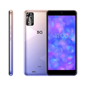 (1032305) Смартфон BQ 5565L Fest Sunrise Blue (5.45" | 1440 x 720 | 4 ядра| Android 11 Go | 2gb/16gb)