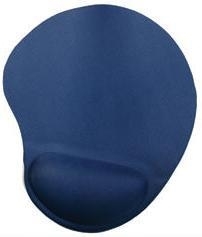 (1032360) Коврик для мыши BURO BU-GEL/blue гелевый с подушкой синий