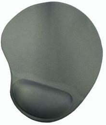 (1032359) Коврик для мыши BURO BU-GEL/grey гелевый с подушкой серый