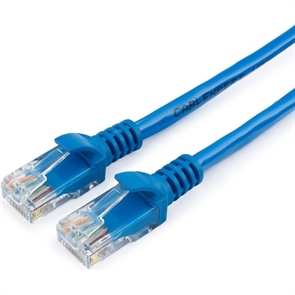 (1032883) Патч-корд UTP Cablexpert кат.5e, 30м, литой, многожильный (синий) PP12-30M/B