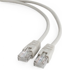 (1032879) Патч-корд UTP Cablexpert кат.5e, 15м, литой, многожильный (серый) PP12-15M
