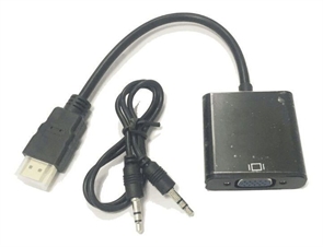 (1032943) Переходник Buro HDMI-M-VGA-F HDMI (m) VGA (f) 0.1м