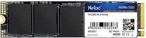 (1033084) Твердотельный накопитель SSD M.2 Netac 1.0Tb NV2000 Series <NT01NV2000-1T0-E4X> Retail (PCI-E 3.1 x4, up to 2500/2100MBs, 3D NAND, 600TBW, NVMe 1.4, 22х80mm)