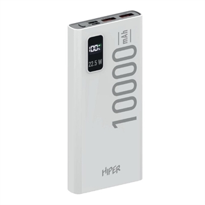 (1031985) Мобильный аккумулятор Hiper EP 10000 10000mAh 3A QC PD 2xUSB белый (EP 10000 WHITE) EP 10000 WHITE