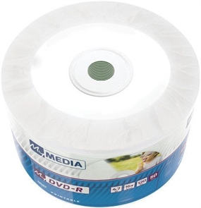 (1033373) Диск DVD-R MyMedia 4.7Gb 16x Pack wrap (1шт) Color Printable (69202)