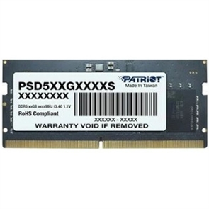 (1033391) Память SO-DIMM DDR 5 DIMM 8Gb 5600Mhz, PATRIOT Signature Line (PSD58G560041S) (retail)