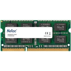(1033388) Память SO-DIMM DDR3L DIMM 8Gb PC12800, 1600Mhz, Netac NTBSD3N16SP-08  C11