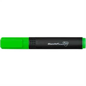 (1033555) Текстовыделитель Silwerhof Prime 108031-03 скошенный пиш. наконечник 1-4мм зеленый коробка