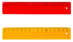(1033553) Линейка Silwerhof 160193-1 Народная коллекция пластик дл.15см ассорти