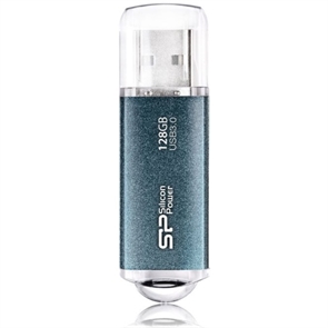 (1033606) Флеш Диск Silicon Power 128Gb Marvel M01 SP128GBUF3M01V1B USB3.0 синий SP128GBUF3M01V1B