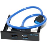 (110027)  Панель 5bites FP184A, 3.5", внутренняя, 2*USB3.0, металл