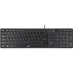(1034002) Клавиатура Genius SlimStar126 Black USB