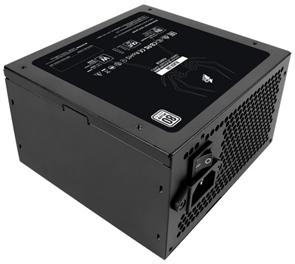 (1034307) Блок питания 1STPLAYER BLACK.SIR 600W / ATX 2.4, APFC, 80 PLUS Standard, Double Forward, 120mm fan, non-modular / SR-600W