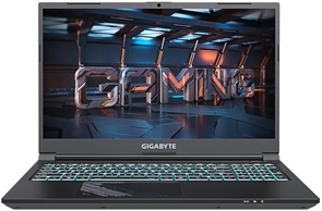 (1034367) Ноутбук GIGABYTE G5 KF Intel Core i5-12500H, ядра: 4 + 8 х 2.5 ГГц, RAM 16 ГБ, SSD 512 ГБ, GeForce RTX 4060 для ноутбуков 8 ГБ, без ОС, черный