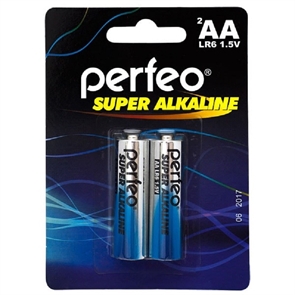 (1034809) Perfeo LR6/2BL Super Alkaline (2 шт. в уп-ке)