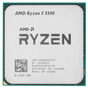 (1035235) CPU AMD Ryzen 5 5500 OEM AM4, 6 x 3.6 ГГц, L2 - 3 МБ, L3 - 16 МБ, 2 х DDR4-3200 МГц, TDP 65 Вт