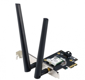 (1035346) Сетевой адаптер Wi-Fi + Bluetooth Asus PCE-AXE5400 AXE5400 PCI Express x1 (ант.внеш.съем) 2ант.