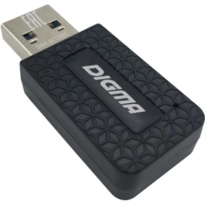 (1035345) Сетевой адаптер Wi-Fi Digma DWA-AC1300C AC1300 USB 3.0 (ант.внутр.) 1ант. (упак.:1шт)