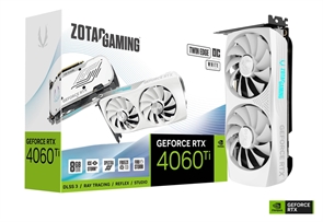 (1035532) Видеокарта ZOTAC GeForce RTX 4060 Ti Twin Edge OC White Edition 8 ГБ