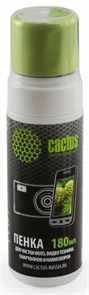 (1035582) Чистящий набор (салфетки + пена) Cactus CS-S3006 для экранов и оптики 1шт 18x18см 180мл