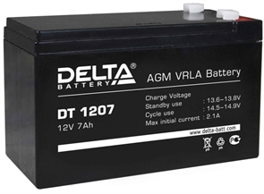 (1037773) Батарея для ИБП Delta DT 1207 12В 7Ач
