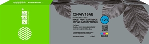 (1038069) Картридж струйный Cactus CS-F6V16AE №123 многоцветный (6.4мл) для HP HP DeskJet 2130