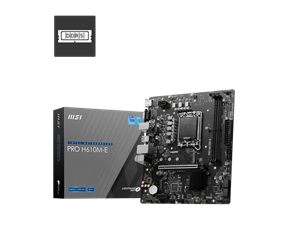 (1038179) Материнская плата MSI PRO H610M-E Soc-1700 Intel H610 2xDDR5 mATX AC`97 8ch(7.1) GbLAN+VGA+HDMI