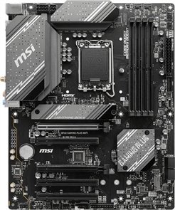 (1038232) Материнская плата MSI B760 GAMING PLUS WIFI Soc-1700 Intel B760 4xDDR5 ATX AC`97 8ch(7.1) 2.5Gg+HDMI