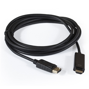 (1038259) Exegate EX284915RUS Кабель DisplayPort-HDMI ExeGate EX-CC-DP-HDMI-1.8 (20M/19M, 1,8м, экран)