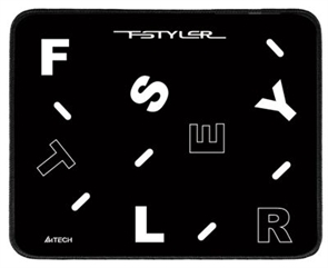 (1038556) Коврик для мыши A4Tech FStyler FP25 Мини черный/белый 250x200x2мм (FP25 BLACK)