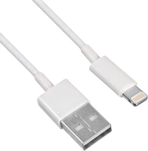 (1039030) Кабель KingPrice KP-USBAL-2m USB (m)-Lightning (m) 2м белый KP-USBAL-2M