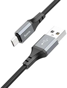 {{photo.Alt || photo.Description || '(1039084) Кабель Hoco X86 Micro Spear X86 MICRO USB (m)-micro USB (m) 1м черный коробка'}}