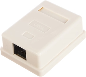 (1041074) Розетка Cablexpert RJ-45 кат.5e внешняя 1 порт, 110&Krone, пакет NA212
