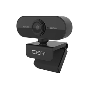 (1040825) CBR CW 852FHD Black, Веб-камера с матрицей 2 МП, разрешение видео 1920х1080, USB 2.0, встроенный микрофон с шумоподавлением, фикс.фокус, крепление на мониторе, длина кабеля 1,5 м, цвет чёрный CW 852FHD Black