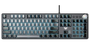 (1041655) Клавиатуры AULA F2088 PRO Black-Gray Механическая клавиатура Кол-во клавиш: 108 Мультимедиа кнопки (совмещенные) Кабель: 165 см Размеры: 444*135*35 мм AULA F2088 PRO Black-Gray