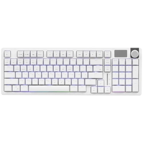 (1041659) Клавиатуры AULA S98 White 3in1 (BT, 2.4 GHz, Wired) Беспроводная механическая клавиатура
Варианты подключения: Проводное, Bluetooth, 2.4 Гц (передатчик входит в комплект), Количество клавиш: 96
Интерфейс заряда/проводного подключения: Type- AULA S98 White 3in1 (BT, 2.4 GHz, Wired)
