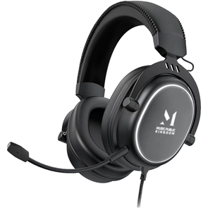 (1041709) Гарнитура Music Public Kingdom HS150 Black Проводная гарнитура, Подключение: USB-A, Драйверы: 50 мм, Чувствительность: 106+-3 дБ, Сопротивление: 32 Ом +-15%, Частотный диапазон: 20 - 20000 Гц, Номинальная мощность: 20 мВт, Макс мощность: 30 Music Public Kingdom HS150 Black