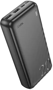 (1040891) Мобильный аккумулятор Hoco J123A Element 20000mAh 2A 2xUSB-A черный J123A ELEMENT J123A ELEMENT