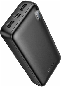 (1040882) Мобильный аккумулятор Hoco J128A Powerful 20000mAh 3A 2xUSB-A черный (21175) 21175