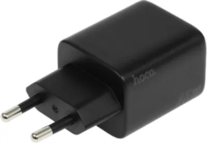 (1040874) Сетевое зар./устр. Hoco Gentle PD30W+QC3.0 30W 3A (PD+QC) USB/USB Type-C универсальное черный (44358 44358