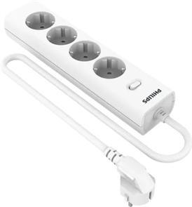 (1040602) Сетевой фильтр Philips CHP2145WC/51 5м (4 розетки) белый (коробка) CHP2145WC/51