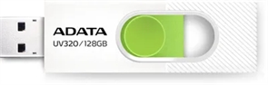 (1040935) Флеш Диск A-Data 128GB UV320 AUV320-128G-RWHGN USB3.2 белый/зеленый AUV320-128G-RWHGN
