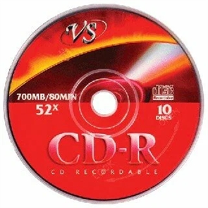 (1040925) Диски VS CD-R 80 52x конверт/5 (VSCDRK501) (620052) VSCDRK501