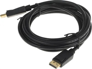 (1041011) Кабель аудио-видео Buro BU-DP-v1.2-3m DisplayPort (m)/DisplayPort (m) 3м. черный BU-DP-V1.2-3M BU-DP-V1.2-3M