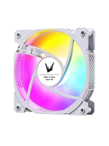 (1041780) Вентилятор для корпусаFormula Cosmic 12WH RGB 120х120x25 белый 3-pin 4-pin (Molex) (COSMIC 12WH FR) Ret COSMIC 12WH FR