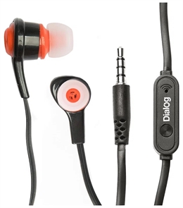 (1041751) Гарнитура ES-50 Dialog с кнопкой ответа для мобильных устройств, черная ES-50